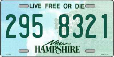 NH license plate 2958321