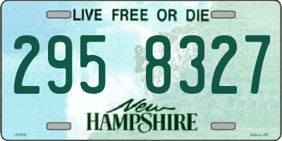NH license plate 2958327