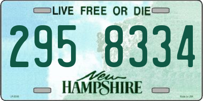 NH license plate 2958334