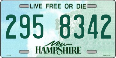 NH license plate 2958342