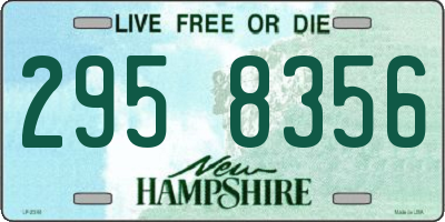 NH license plate 2958356