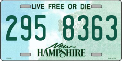 NH license plate 2958363