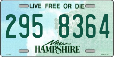 NH license plate 2958364
