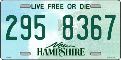 NH license plate 2958367