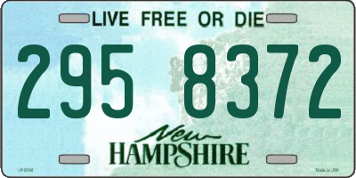 NH license plate 2958372