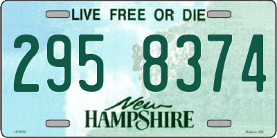 NH license plate 2958374