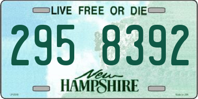 NH license plate 2958392