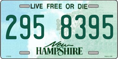 NH license plate 2958395