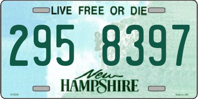 NH license plate 2958397