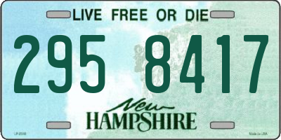 NH license plate 2958417