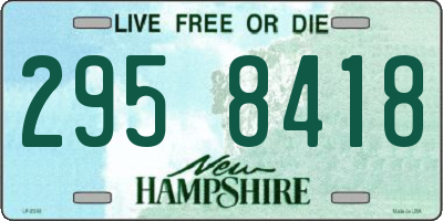 NH license plate 2958418