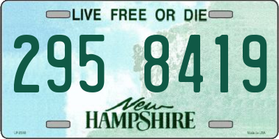 NH license plate 2958419