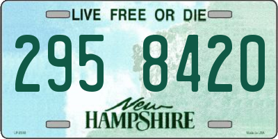 NH license plate 2958420