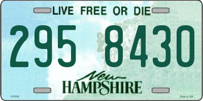 NH license plate 2958430