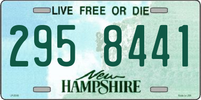 NH license plate 2958441