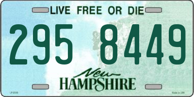 NH license plate 2958449
