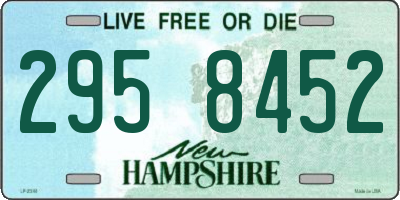 NH license plate 2958452