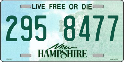 NH license plate 2958477