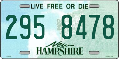 NH license plate 2958478
