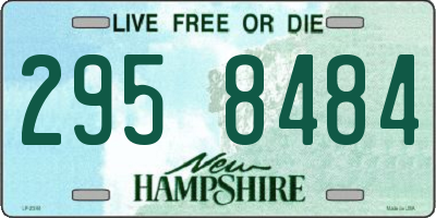 NH license plate 2958484