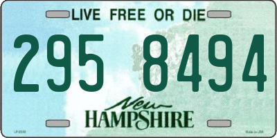 NH license plate 2958494