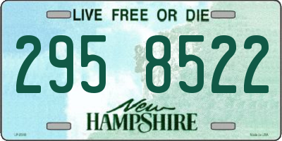 NH license plate 2958522