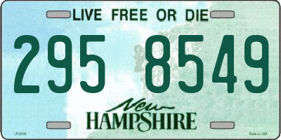 NH license plate 2958549