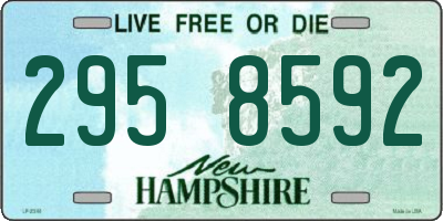 NH license plate 2958592