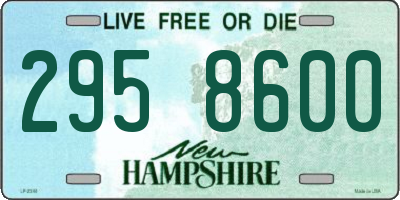 NH license plate 2958600