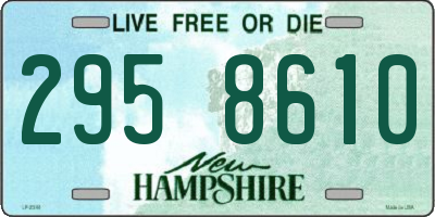 NH license plate 2958610