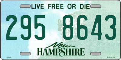 NH license plate 2958643