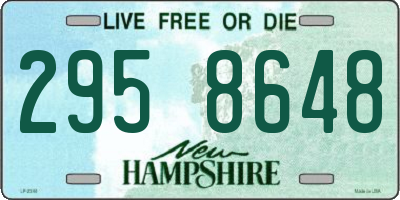 NH license plate 2958648