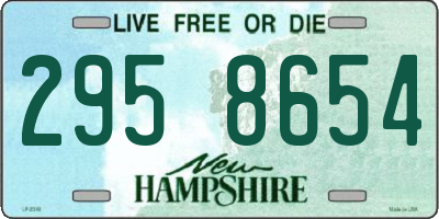 NH license plate 2958654