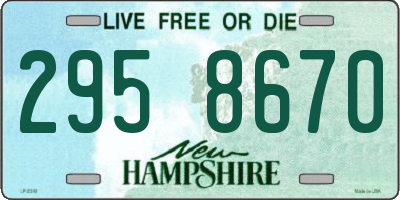 NH license plate 2958670