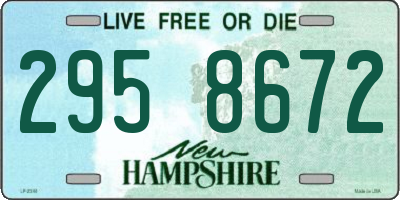 NH license plate 2958672