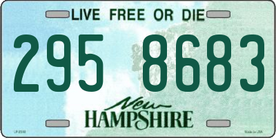 NH license plate 2958683