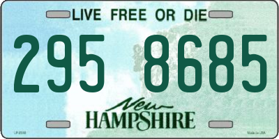 NH license plate 2958685