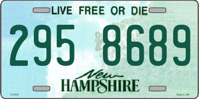 NH license plate 2958689