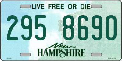 NH license plate 2958690