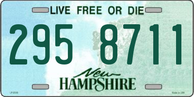 NH license plate 2958711