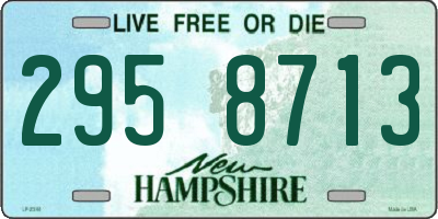 NH license plate 2958713