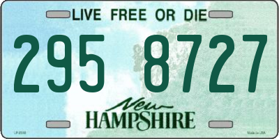 NH license plate 2958727