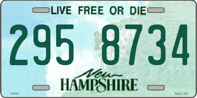 NH license plate 2958734