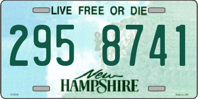 NH license plate 2958741