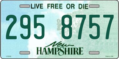 NH license plate 2958757