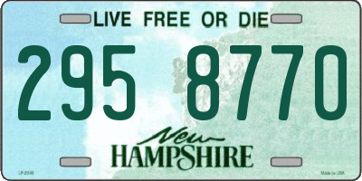 NH license plate 2958770