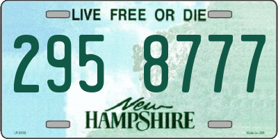 NH license plate 2958777