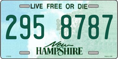NH license plate 2958787