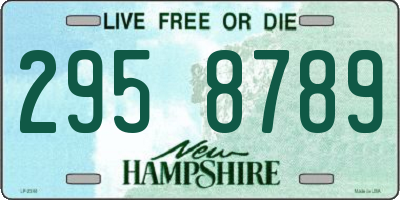 NH license plate 2958789