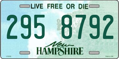 NH license plate 2958792